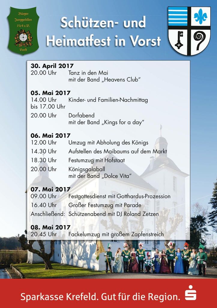 schuetzenfest vorst 2017